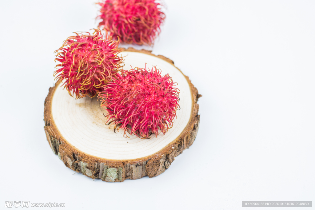 红毛丹水果果实背景海报素材