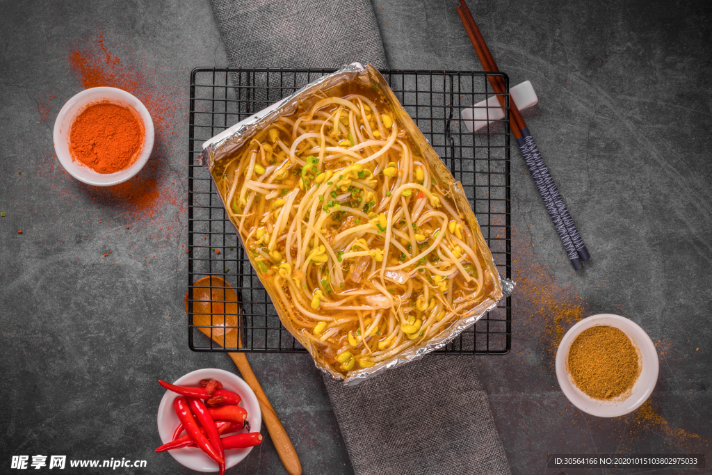 薯条零食休闲背景海报素材