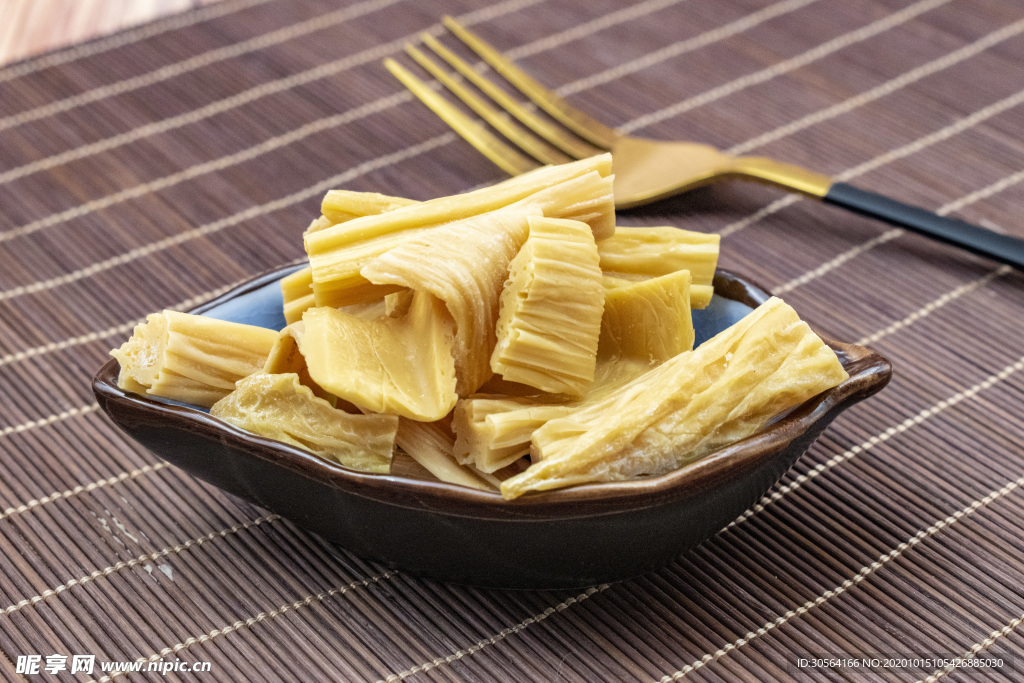 腐竹配料食材背景海报素材