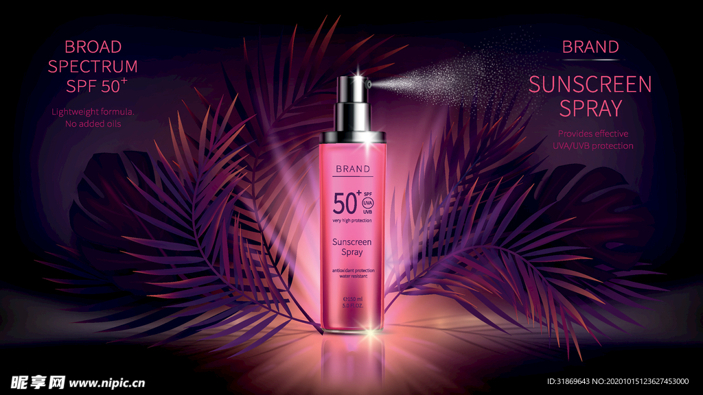 化妆品 护肤品 香水 美容广告