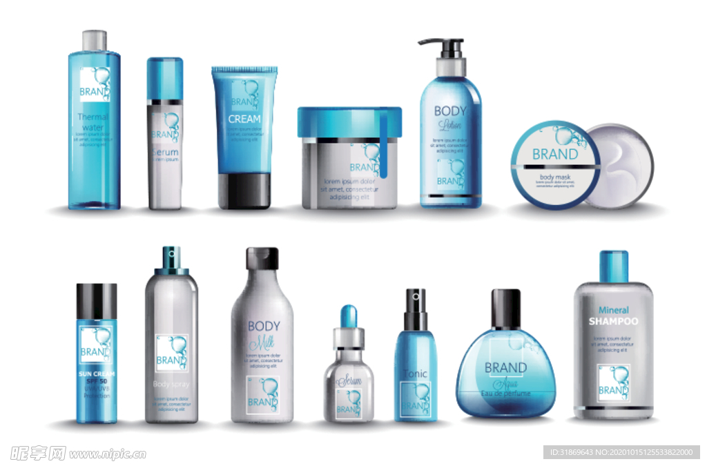 化妆品 护肤品 香水 美容广告