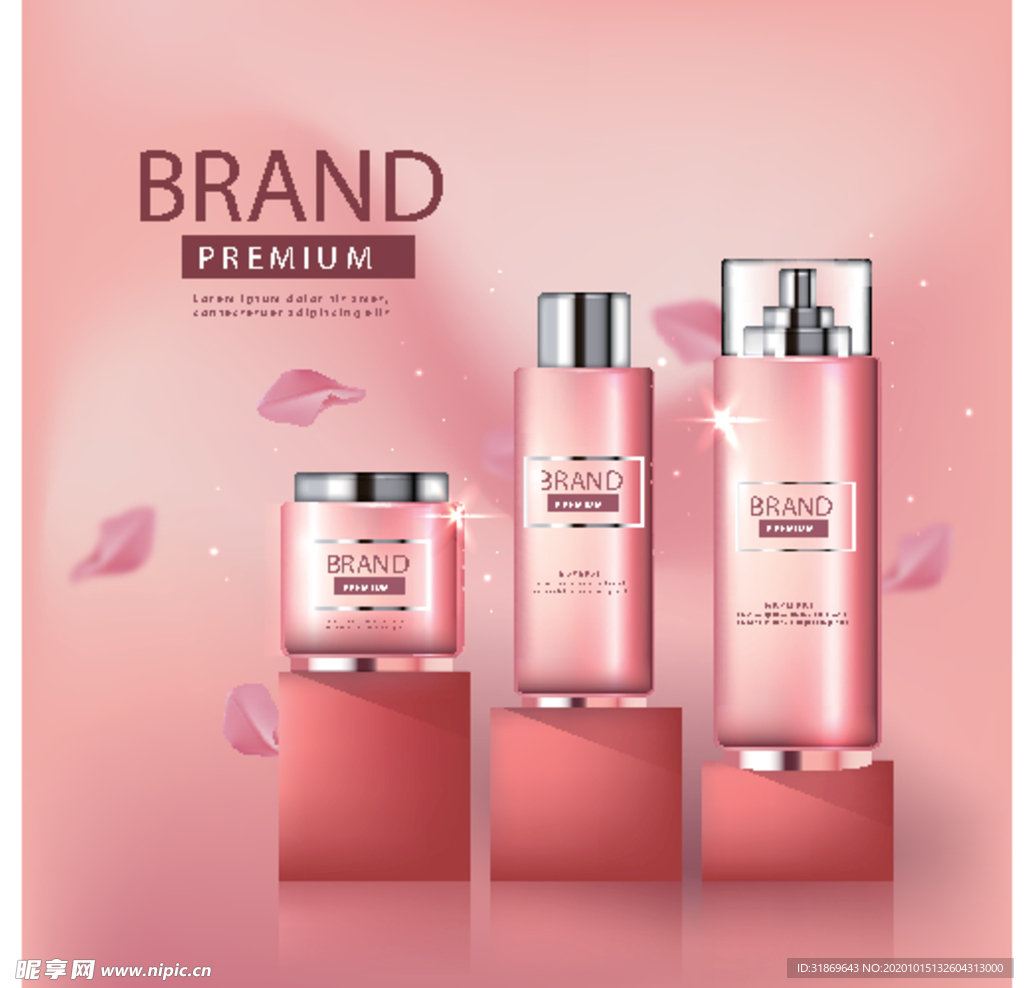 化妆品 护肤品 香水 美容广告