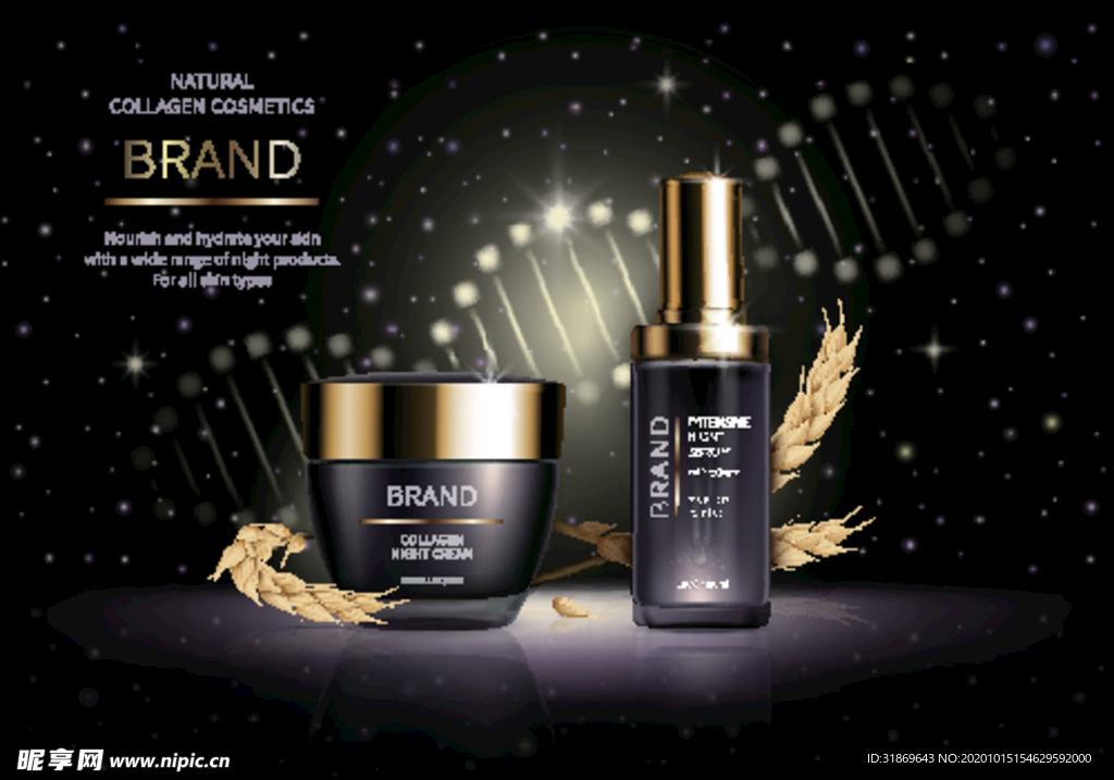 化妆品 护肤品 香水 美容广告