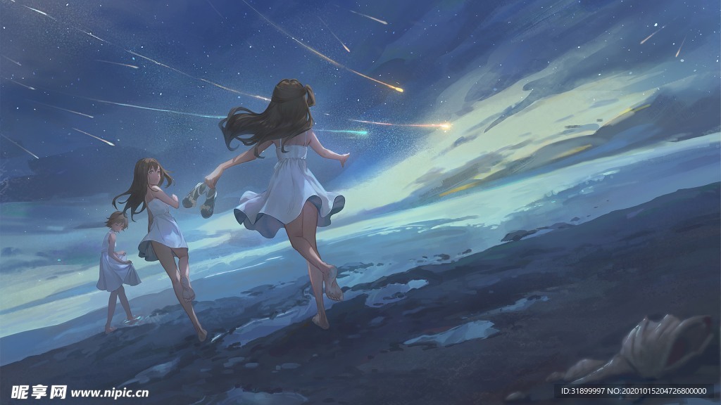 星球少女流星漫画动漫图片