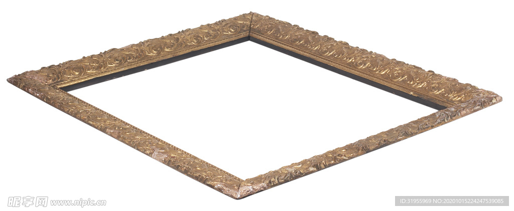金属金色相框