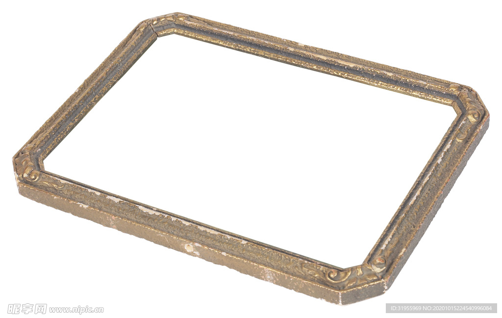 金色金属相框