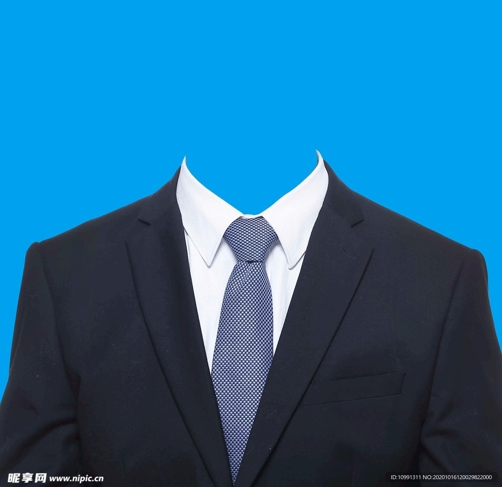 证件照西装素材