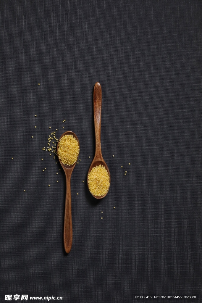 小米美食食材背景海报素材