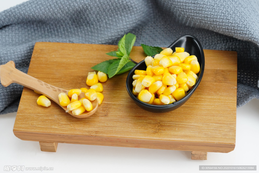 玉米配菜食材背景海报素材