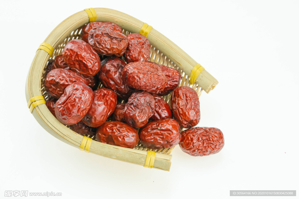 红枣红豆养生补品背景海报素材