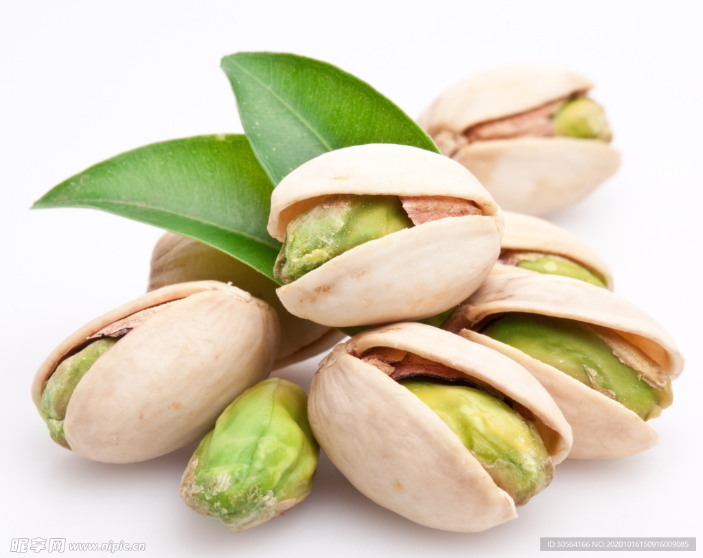 开心果零食休闲背景海报素材