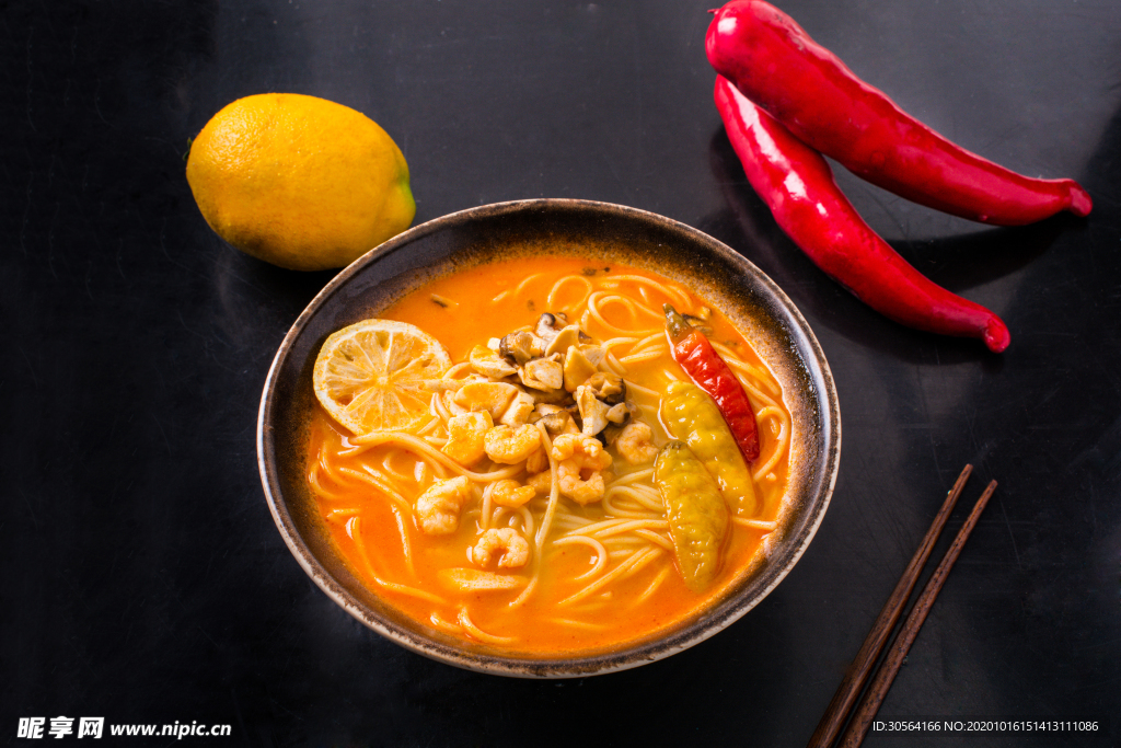 阴功汤美食食材背景海报素材