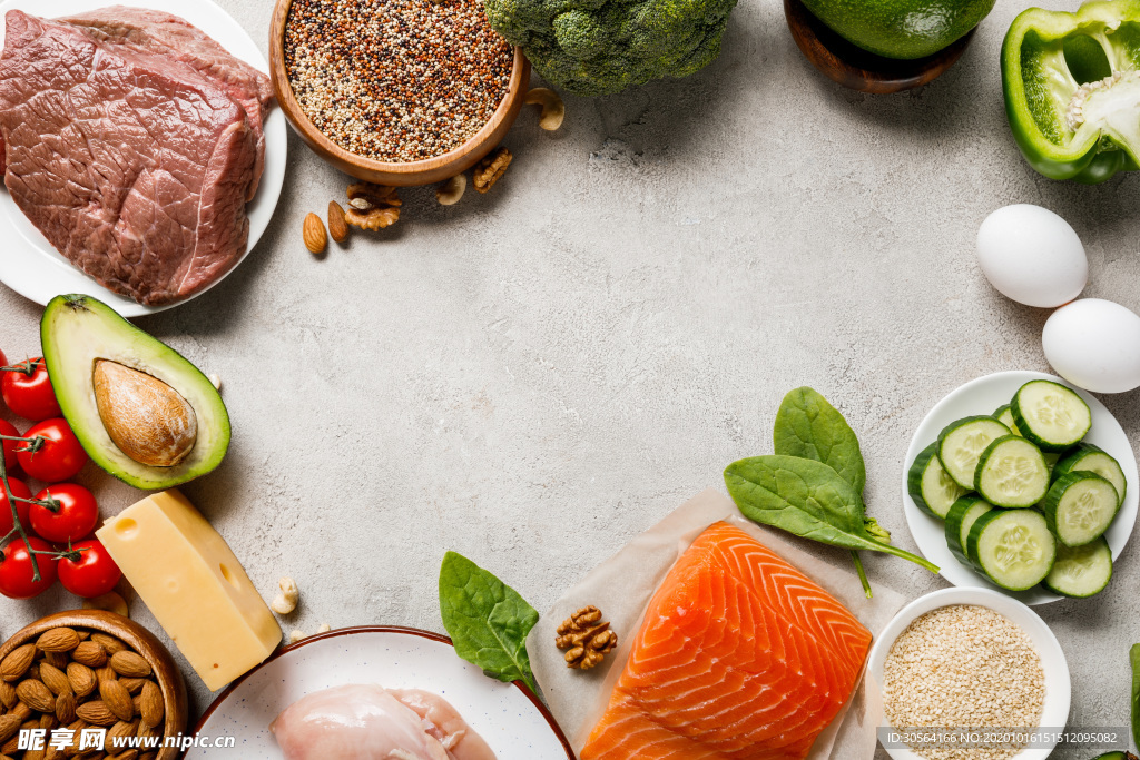 牛肉肉食美食背景海报素材