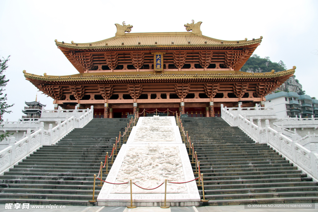 中式复古建筑背景海报素材