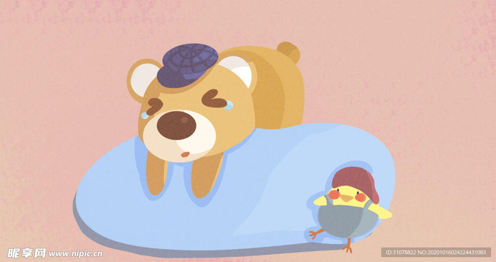 创意卡通插画图案