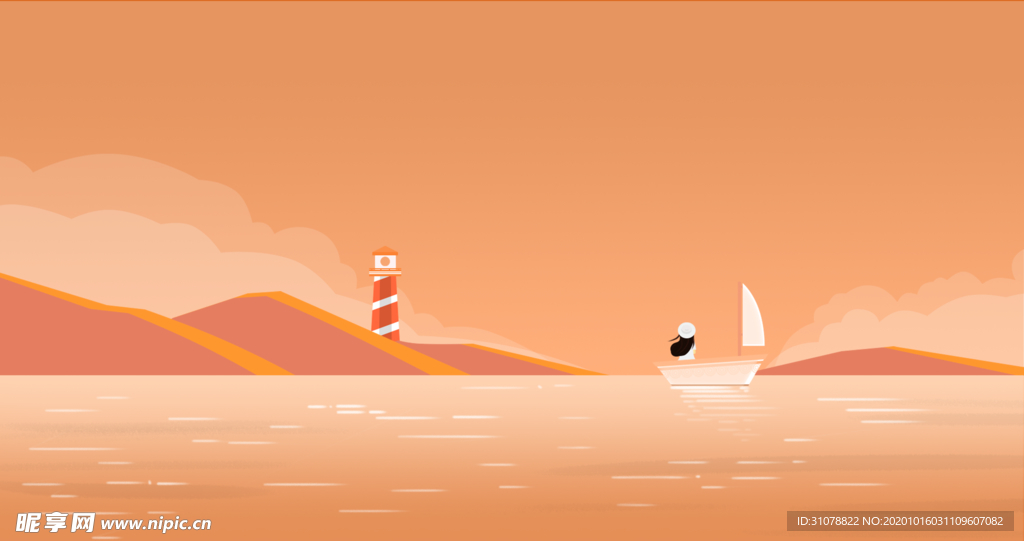 创意卡通插画图案