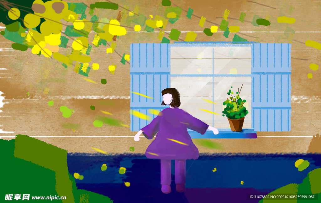 创意卡通插画图案