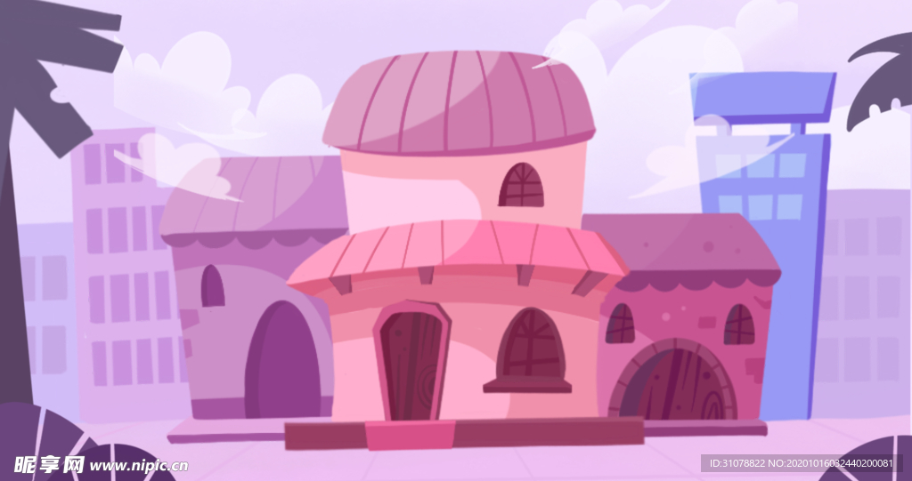 创意卡通插画图案