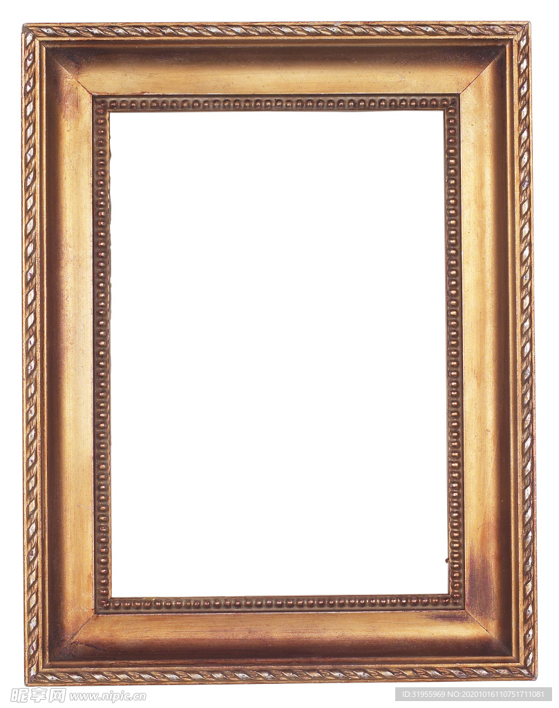 金色金属相框
