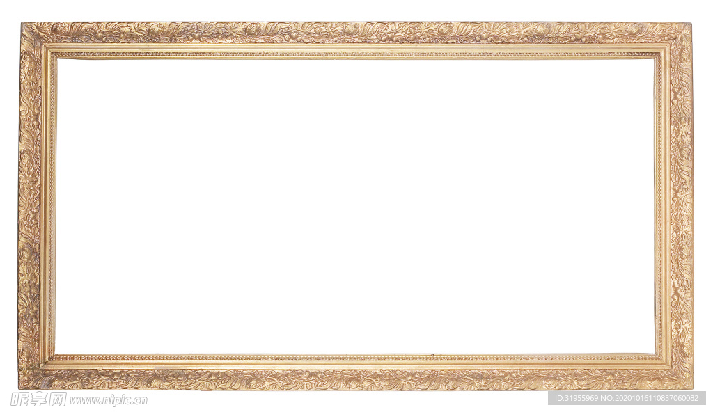金色金属相框