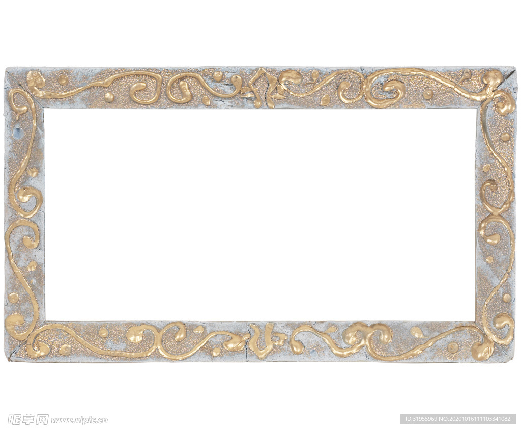 金属金色相框