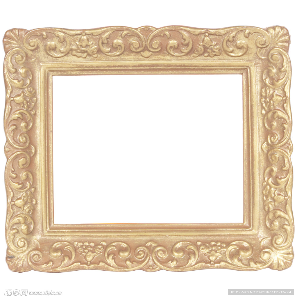 金属金色相框