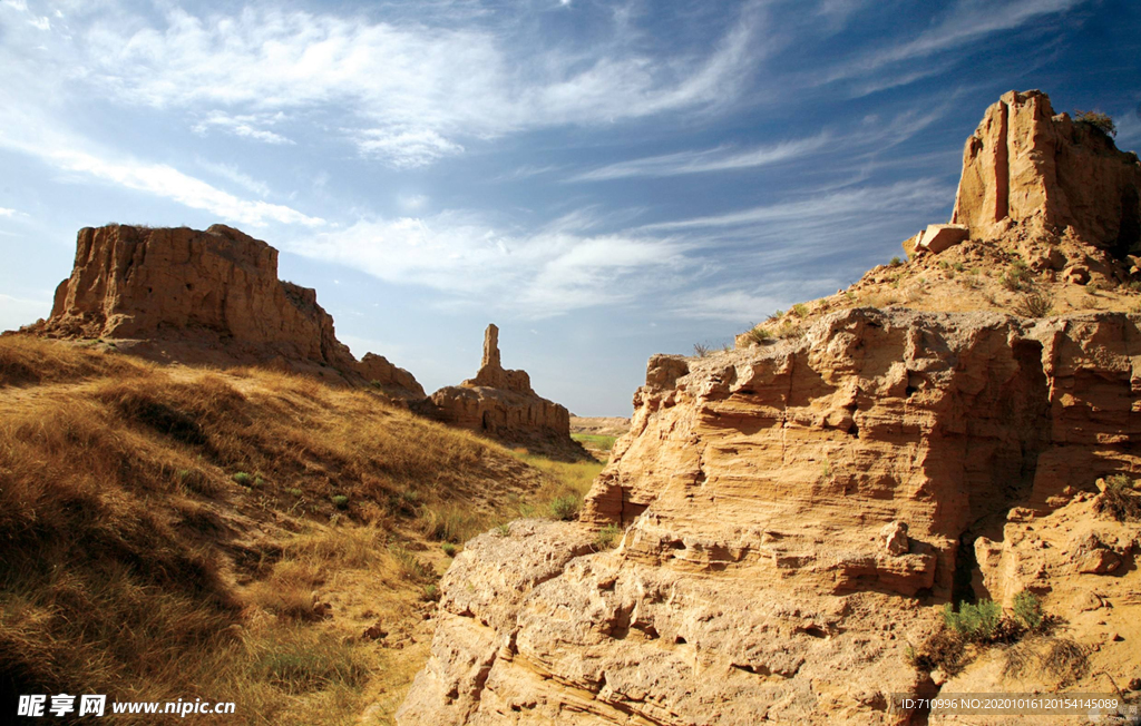 宁夏水洞沟人类史前文明考察遗址