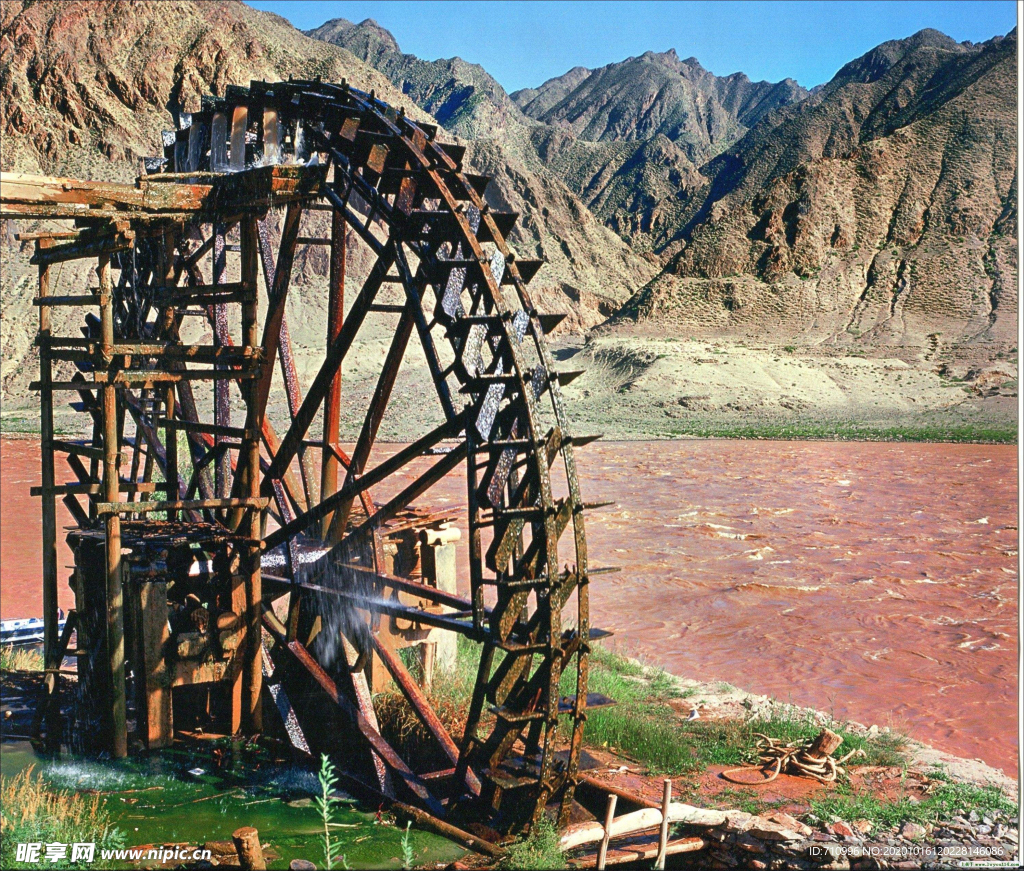 宁夏沙坡头风光