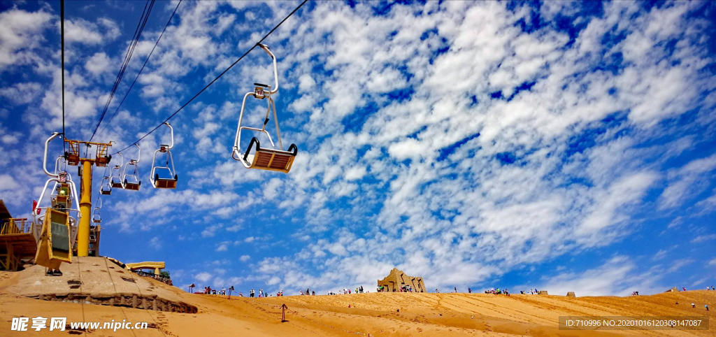 宁夏中卫沙坡头景点