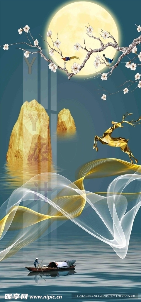 现代轻奢装饰画图片