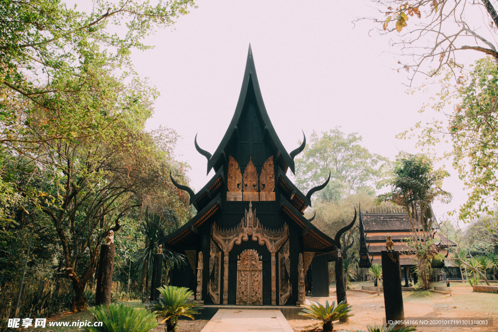 东南亚建筑旅游旅行背景海报素材