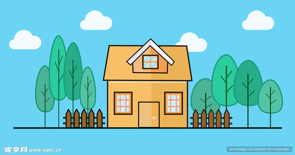 创意卡通插画图案