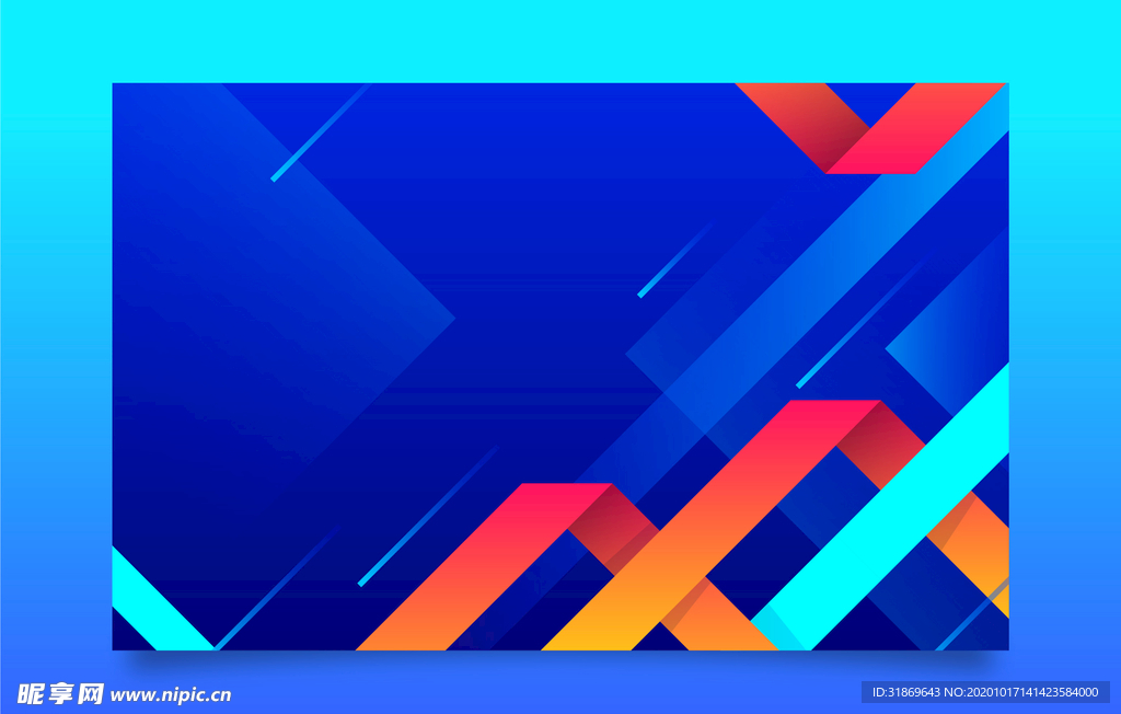 背景模板  舞台展板