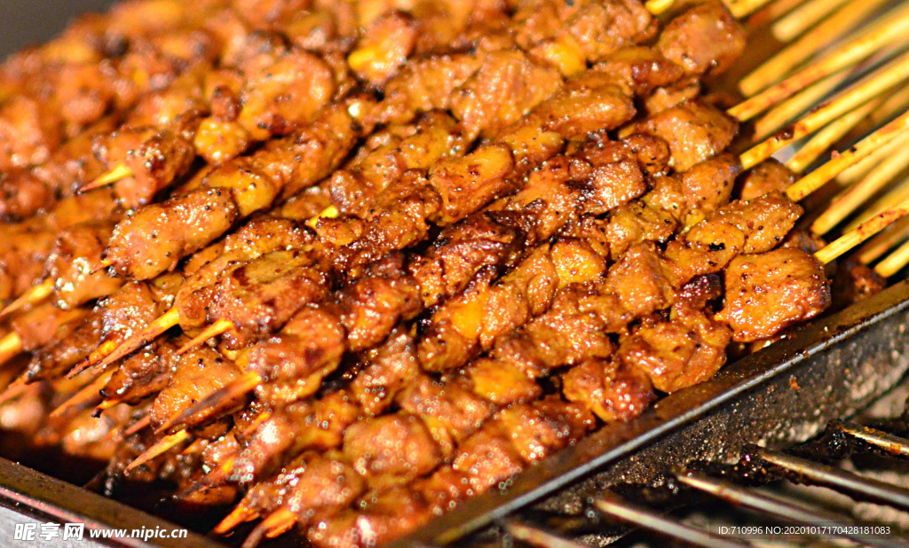 烤羊肉串海报