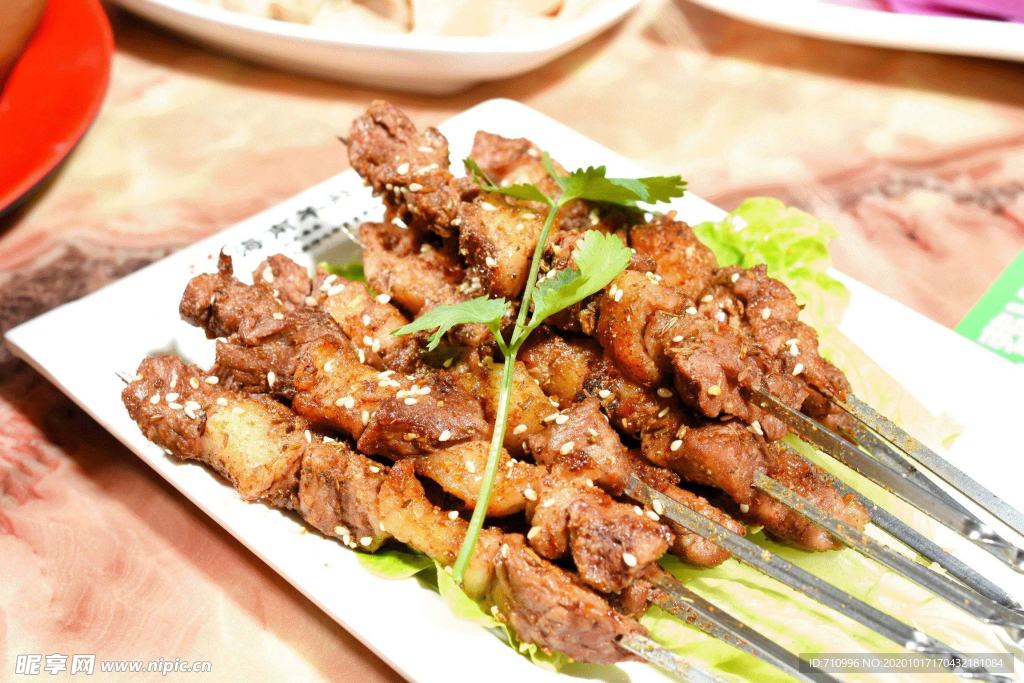 烤羊肉串海报