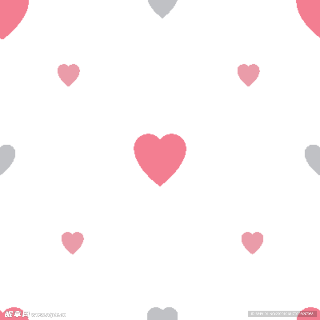 无缝爱心底纹