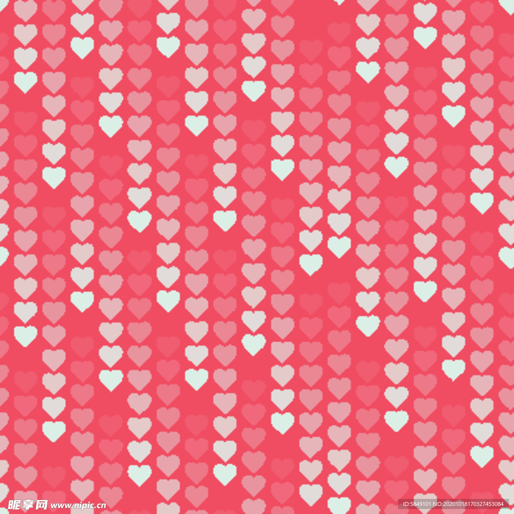 无缝爱心底纹