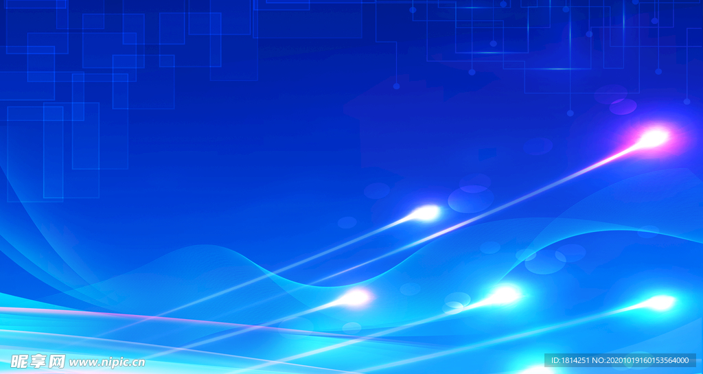 蓝色背景蓝色科技背景