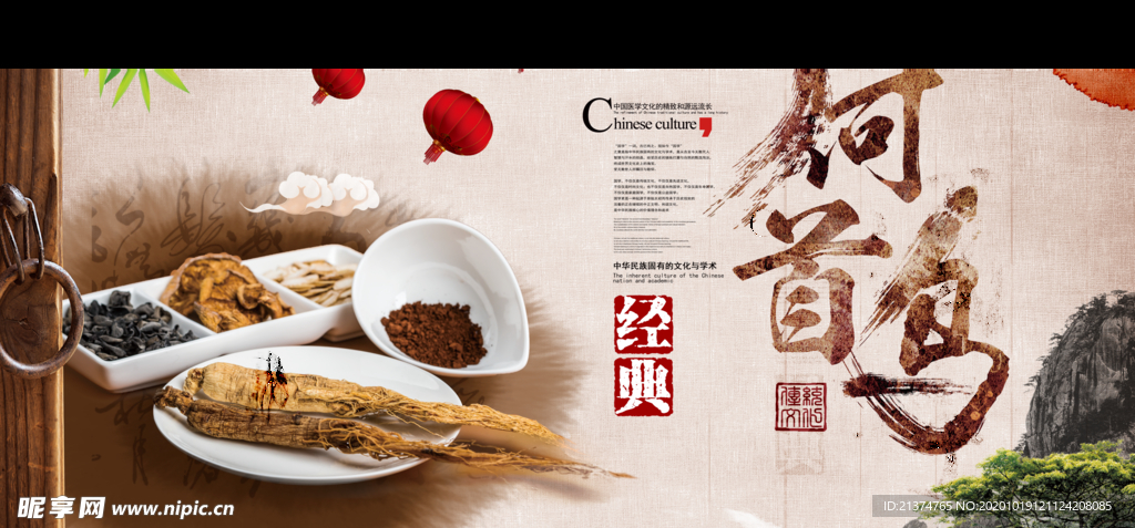 中医何首乌展板