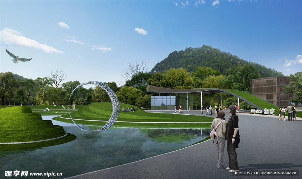 景区建设门头入口效果图