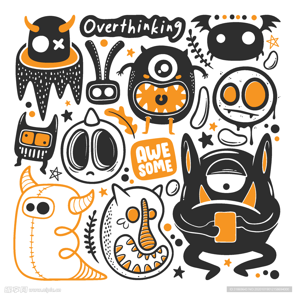 万圣节 鬼怪 蝙蝠