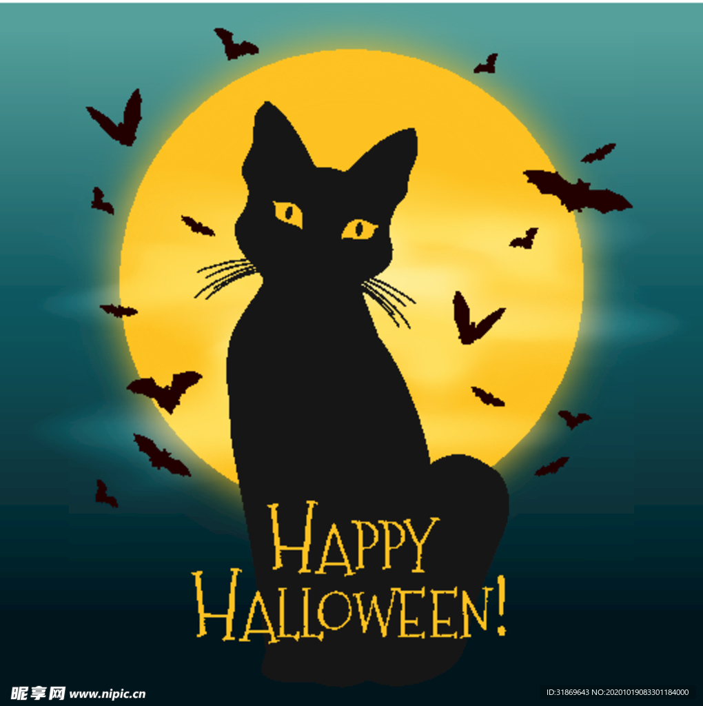 万圣节 鬼怪 蝙蝠