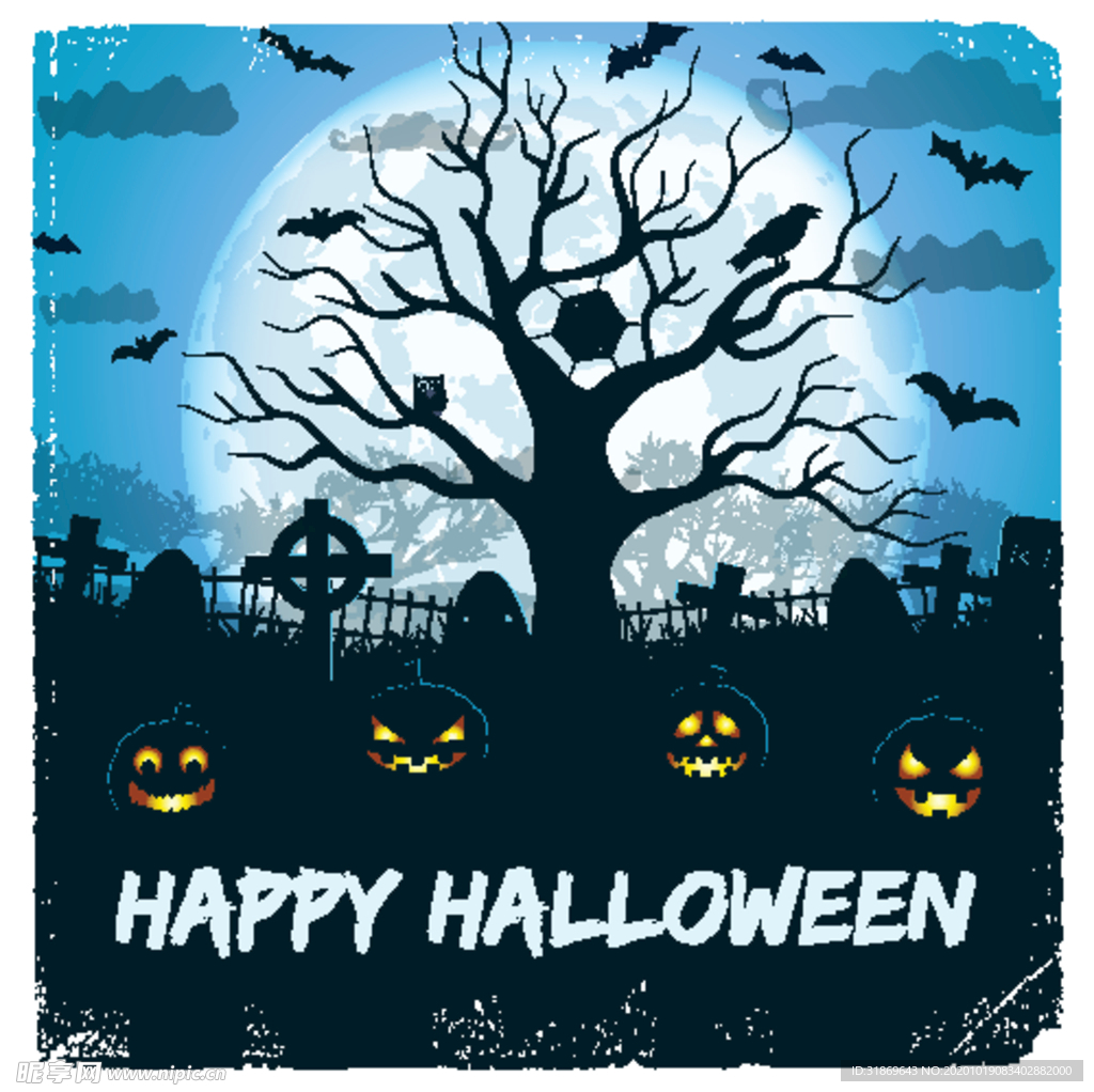 万圣节 鬼怪 蝙蝠