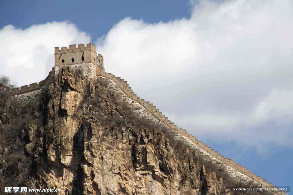 大西楼连云岭磨石口长城