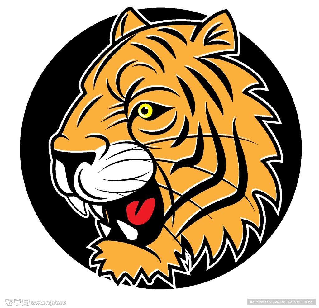 老虎图标标志