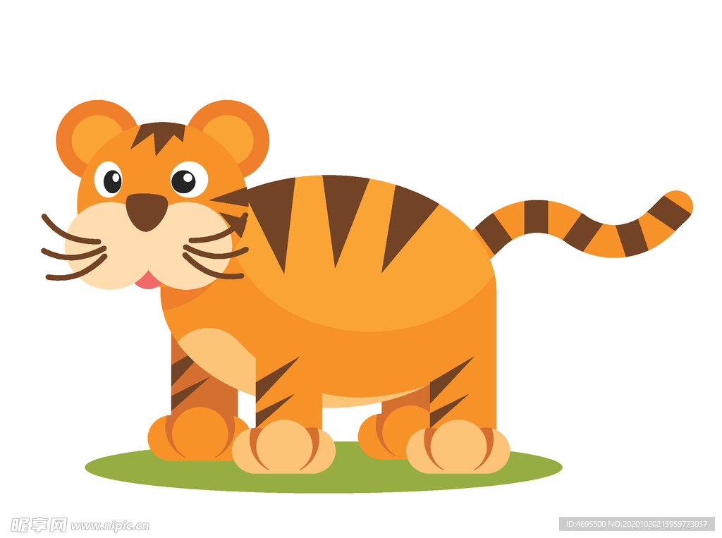 卡通小老虎