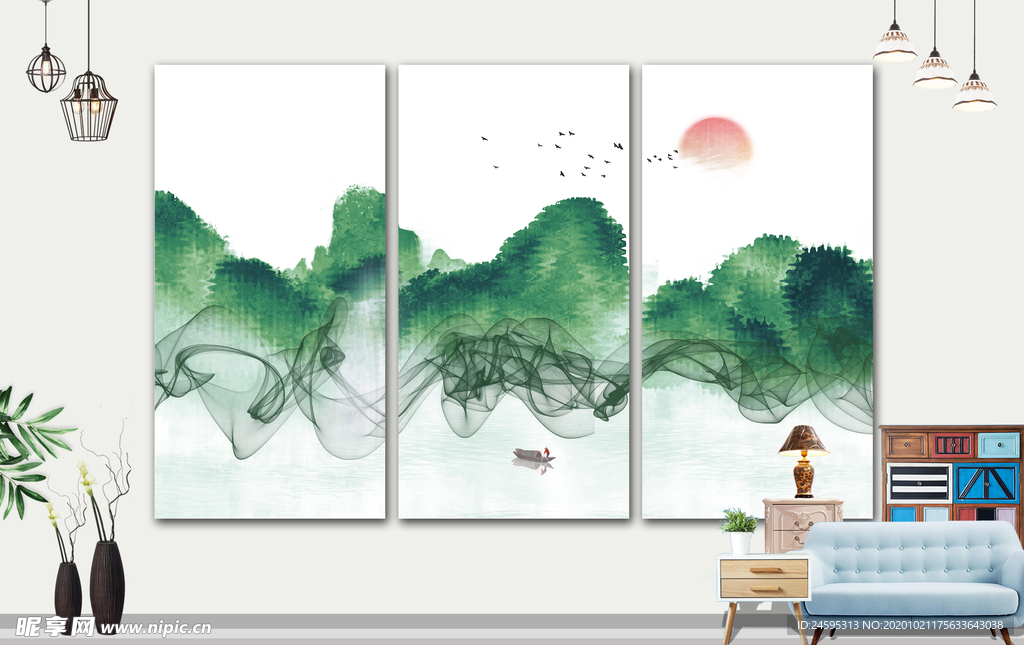 壁画禅意画