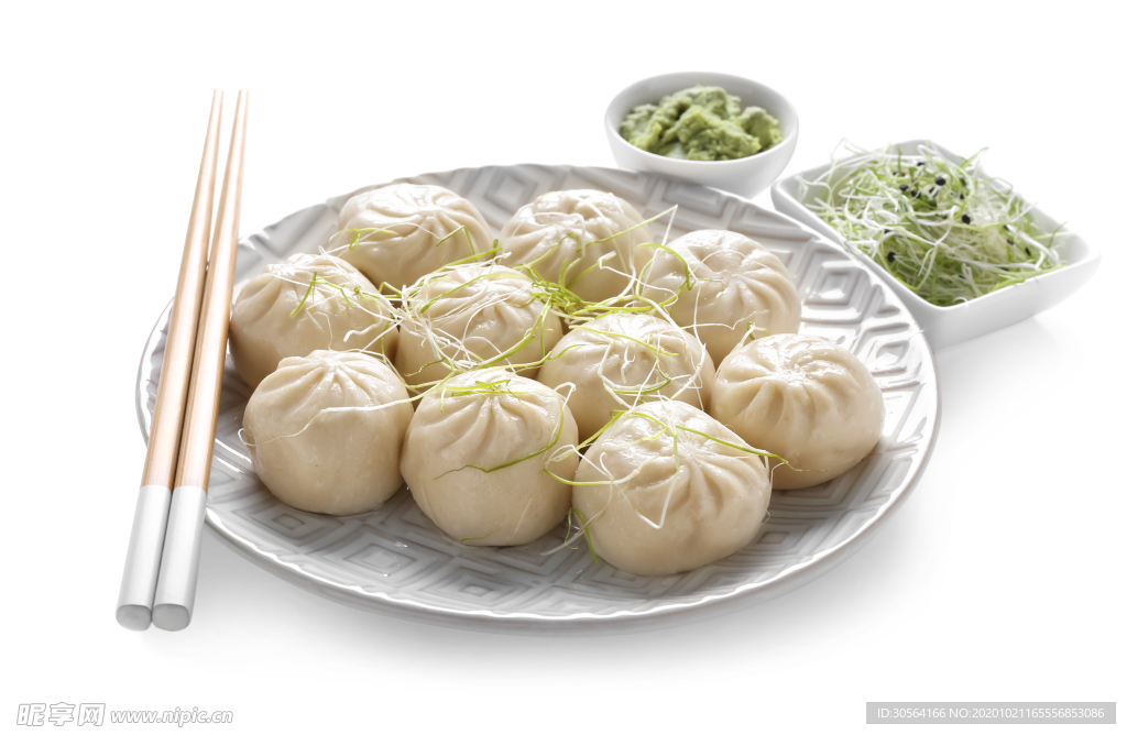 包子早餐食材背景海报素材