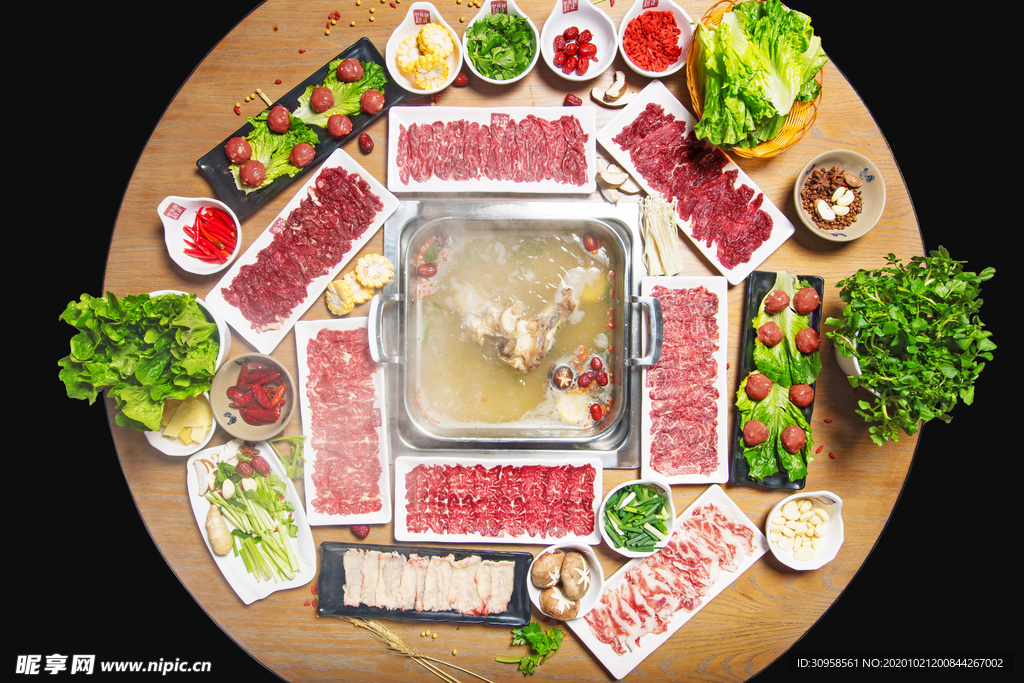 涮牛肉 涮菜 火锅 火锅涮菜