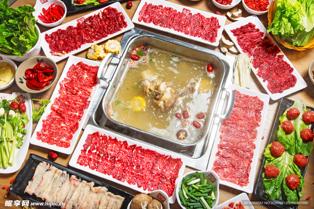 涮牛肉 涮菜 火锅 火锅涮菜